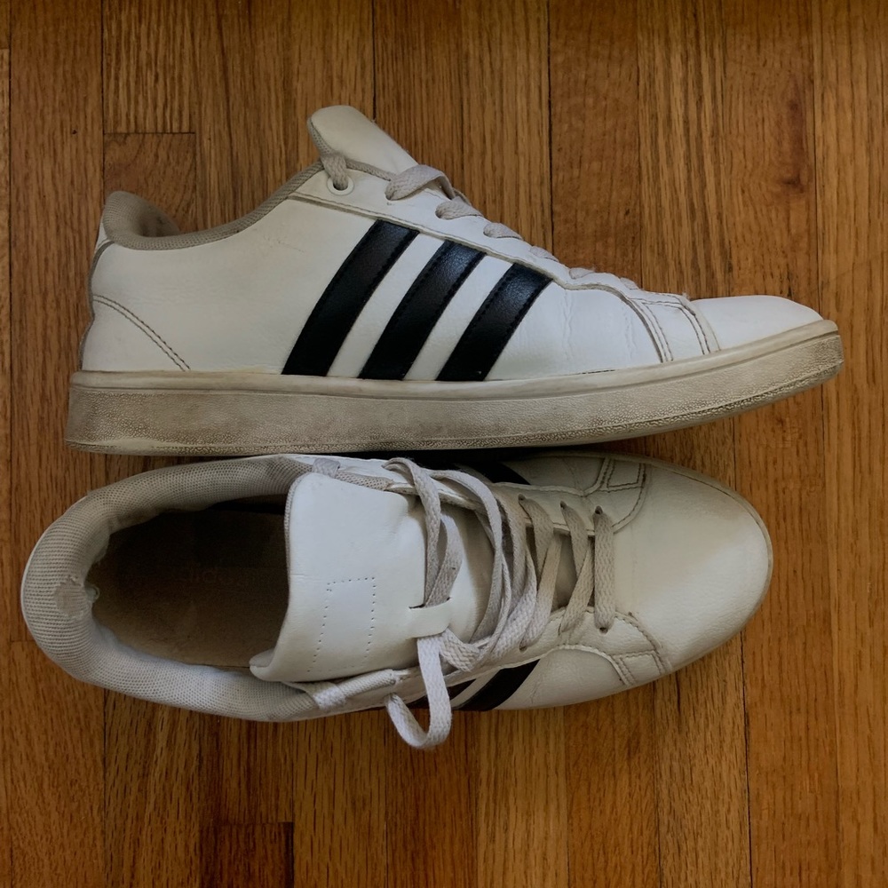 Adidas shoes.